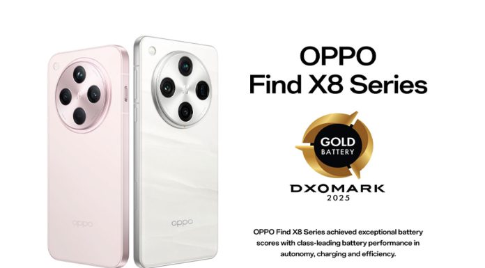 OPPO Find X8 recebe Gold Battery Label 2025